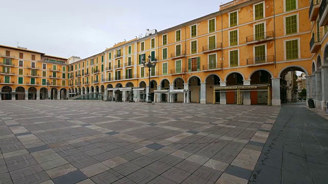 Plaza Mayor, 马略卡岛帕尔马, 马略卡岛, 巴利阿里群岛, 西班牙视频素材