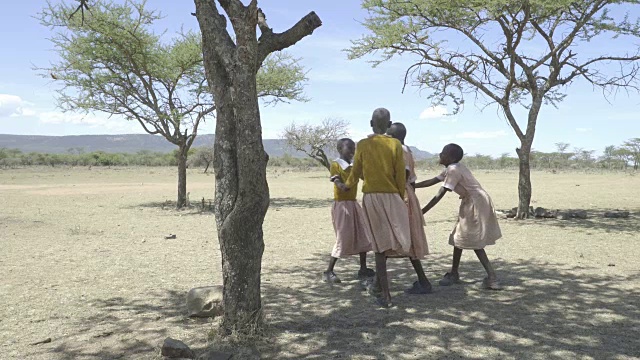 学校Chrildren。肯尼亚。非洲。视频素材