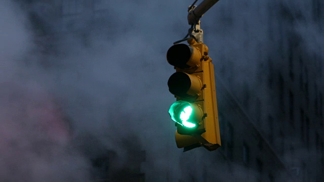 纽约市的交通信号灯视频下载