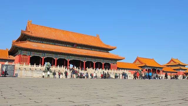 中国北京紫禁城视频素材