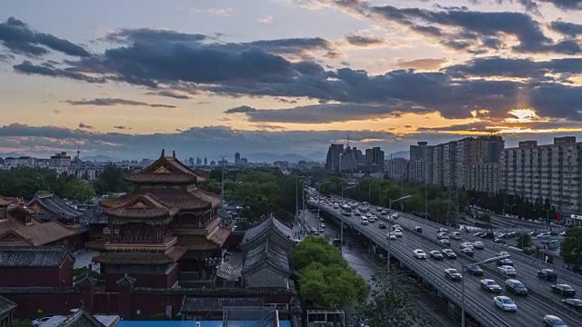 时间的流逝——紫禁城——中国北京视频素材