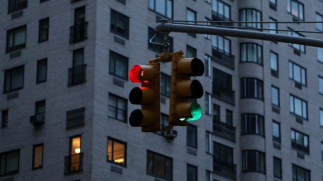 曼哈顿的红绿灯视频下载