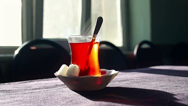 土耳其的茶馆视频素材