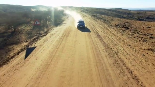 在纳米比亚沙漠中燃烧视频素材