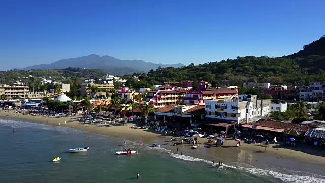 纳亚里特州墨西哥海滩视频下载