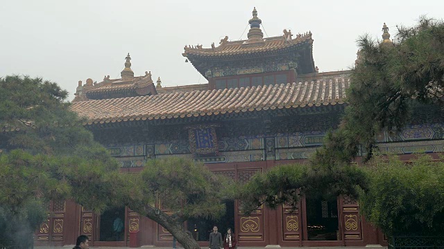 喇嘛庙，北京，中国视频素材