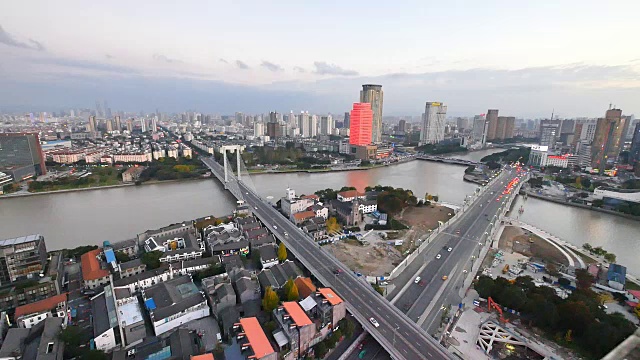 重庆新城的城市景观和天际线视频素材
