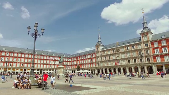 马德里大广场视频素材