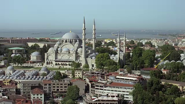 土耳其伊斯坦布尔的奥斯曼清真寺视频下载