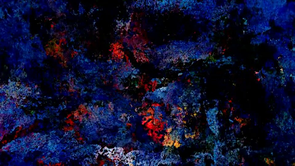 “宇宙与淡泊”系列油画《七二十-彩色(循环)》视频下载