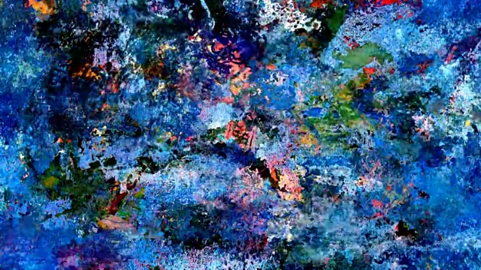 系列“宇宙与冷漠”油画《七二十-活力(LOOP)》视频下载