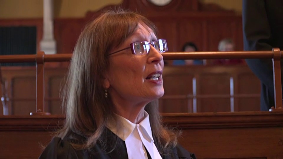 4K:法庭-女律师询问证人视频下载