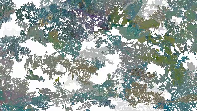 “宇宙与冷漠”系列油画SEVEN TWENTY -白色背景-粉彩(过渡)视频下载