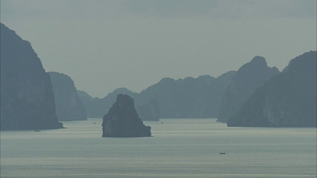 越南下龙湾。视频素材