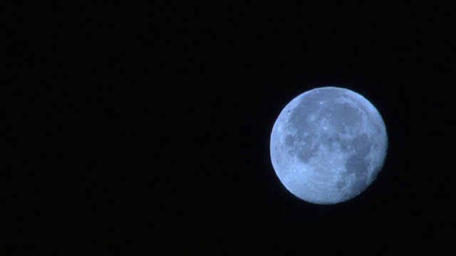 霍奇卡尔·松内瑙夫冈 - 霍奇卡尔上空的月亮视频素材