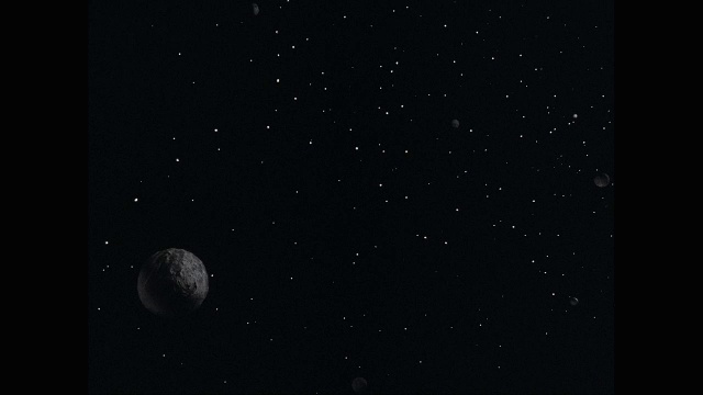 WS行星在夜空中与星场一起运动/美国视频下载