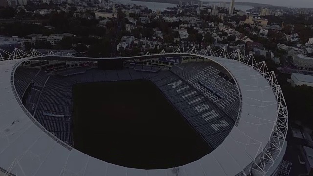 鸟瞰悉尼足球场(安联体育场)。澳大利亚悉尼视频素材