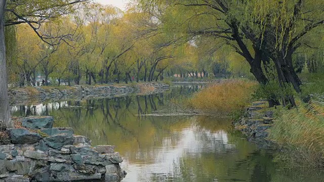 中国北京，颐和园西湖视频下载