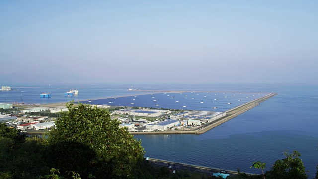 鹿儿岛WS Nanatsujima太阳能发电厂/鹿儿岛，日本视频下载