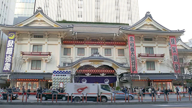 日本东京的歌舞伎楼视频素材