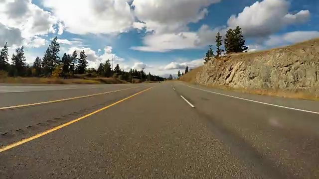 在加拿大开车视频素材