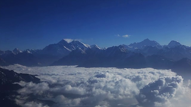 尼泊尔喜马拉雅山脉视频素材
