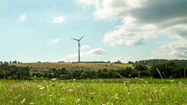 斯洛文尼亚的T/L风力涡轮机视频下载