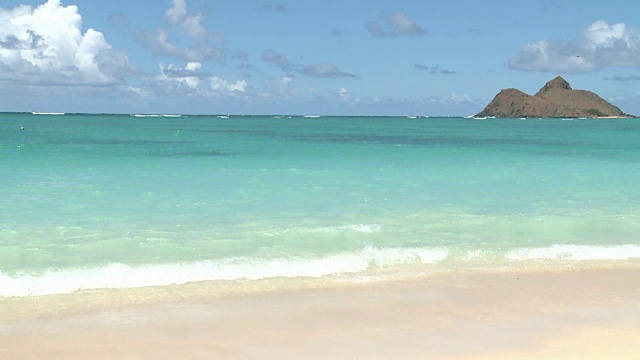 夏威夷檀美丽的海滩视频素材
