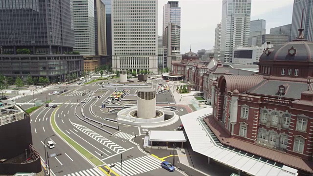 日本东京站丸之内大厦视频下载