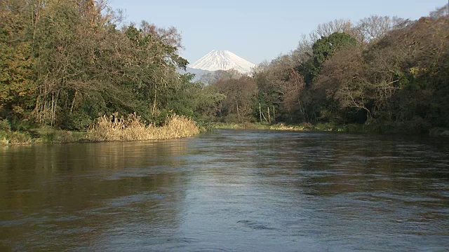 富士山和Kakita河视频素材