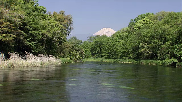 富士山和Kakita河视频素材