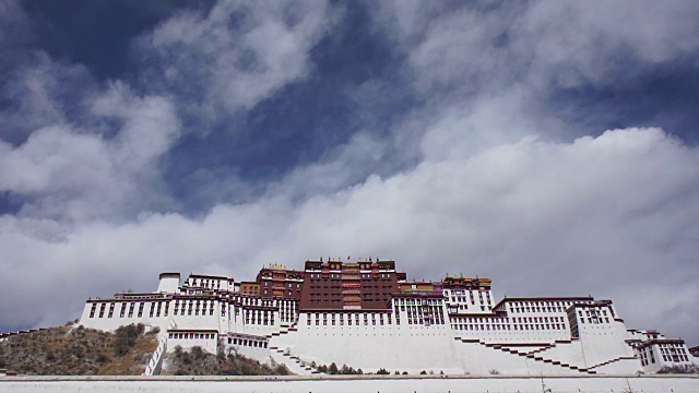 布达拉宫，拉萨，西藏视频素材