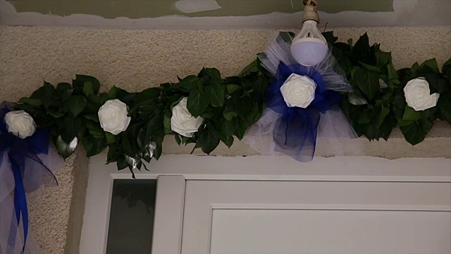为婚礼装饰的大门视频下载