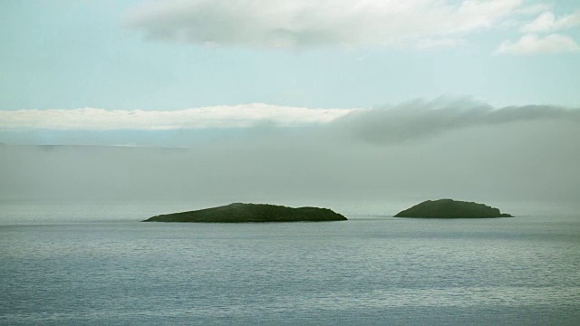 加拿大坎布里奇湾的岛屿视频素材