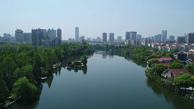 中国居住区鸟瞰图视频购买