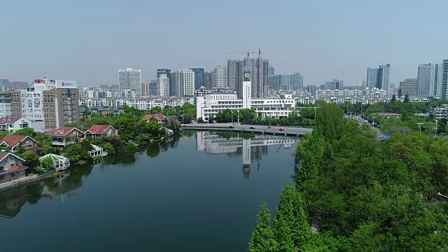 中国居住区鸟瞰图视频下载