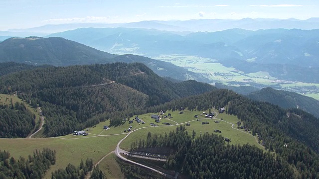 Steiermark Flugaufnahmen - Hochschwab的山脊03视频素材