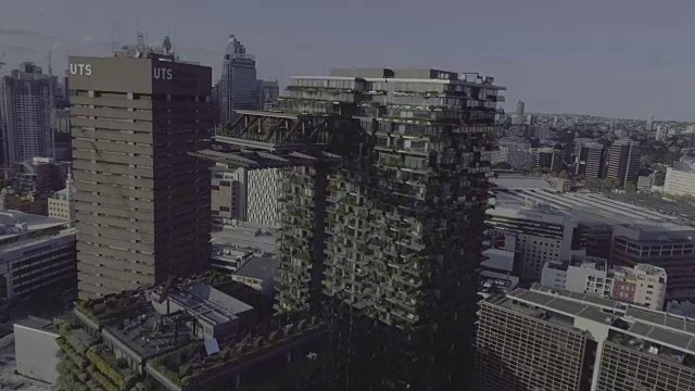 中环一号大厦鸟瞰图澳大利亚悉尼视频素材