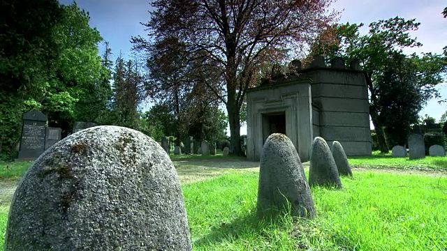 中央弗里德霍夫——位于维也纳中央公墓的纪念建筑视频素材