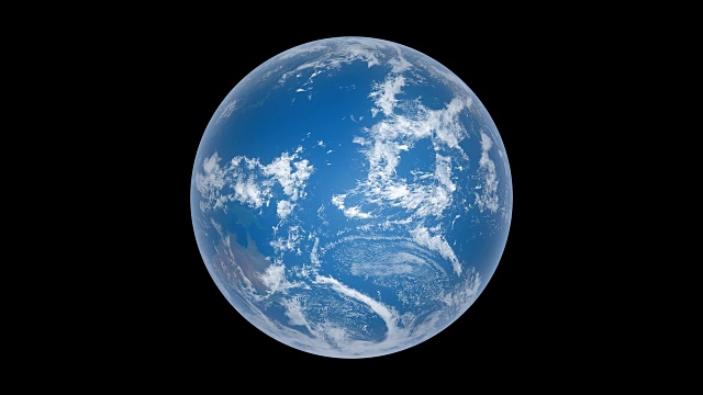 旋转地球(澳大利亚视角)视频素材