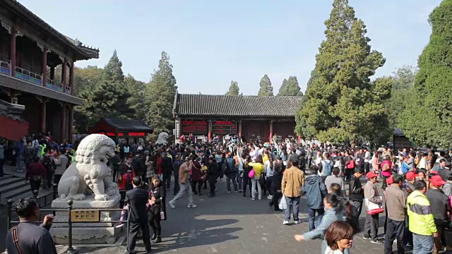 人们在颐和园买门票，中国视频下载
