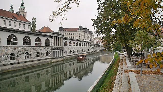 Ljubljanica河、斯洛文尼亚视频下载