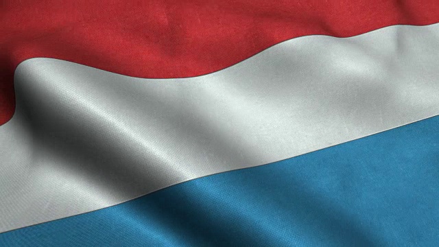 卢森堡的旗帜视频下载