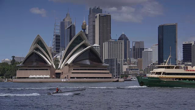 悉尼海滨城市景观视频素材