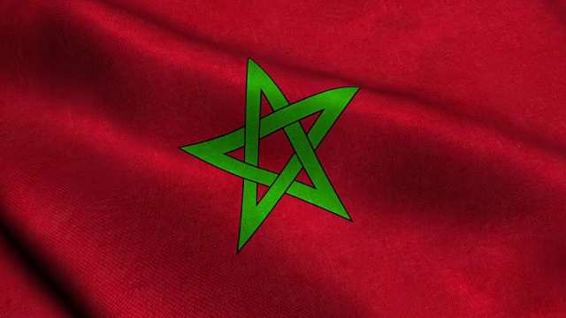 摩洛哥国旗视频下载