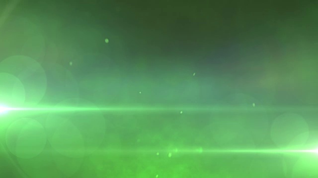 光斑粒子背景，绿色背景视频素材