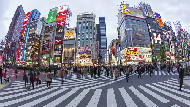 日本东京新宿歌舞伎町娱乐区视频素材
