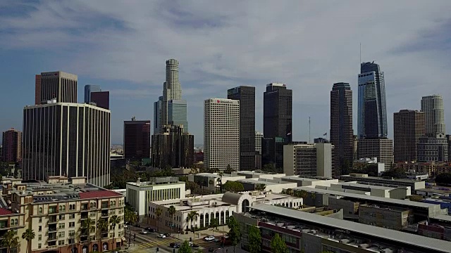 洛杉矶市区天际线视频素材