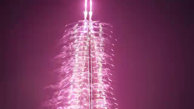 乐天世界大厦(韩国最高的建筑之一视频素材