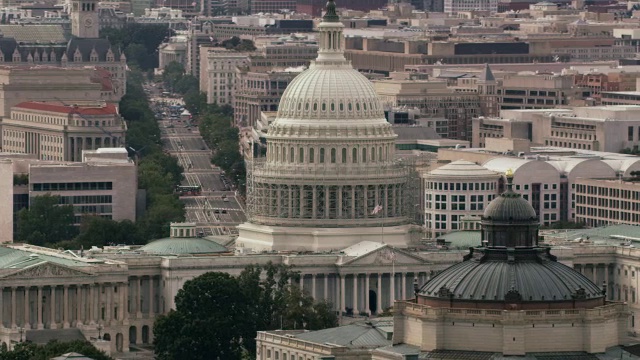 美国首都华盛顿，美国国会大厦视频下载